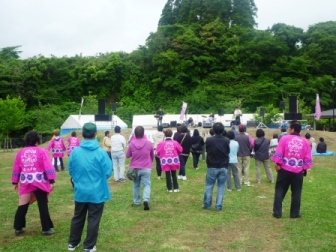 座禅・写経と睦沢町女ヶ堰のお祭り